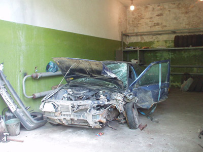 Автомобильная аврия в Москве